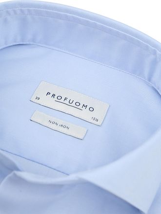 Profuomo Twill Skjorte Lyseblå
