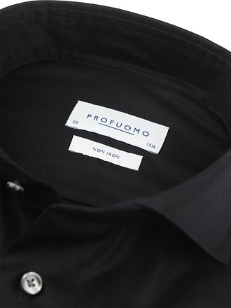 Profuomo Twill Skjorte Svart