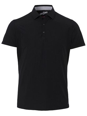 Pure funksjonell poloskjorte i svart