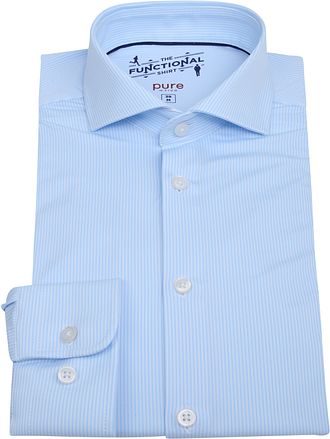 Pure H.Tico The Functional Shirt Strepen Blauw