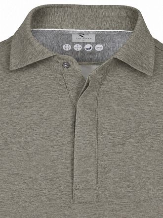 R2 Polo Camicia Single Jersey Melange Green