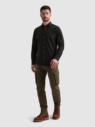 PME Legend Satin Jersey Hemd Schwarz
