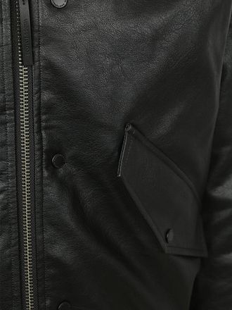 Scotch and Soda bomberjacka i skinnimitation Svart