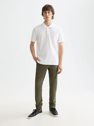 Scotch And Soda Core Piqué Polo Wit