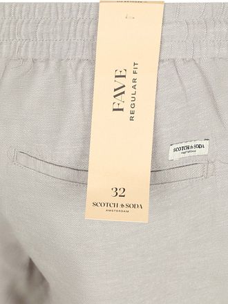 Scotch and Soda Fave Short Cotton Linen Greige