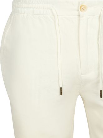 Scotch and Soda Fave Short Cotton Linen Off White