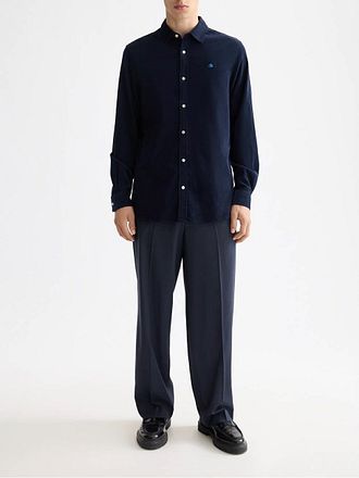 Scotch and Soda fløjlsskjorte Sort