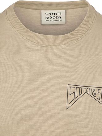 Scotch and Soda Genser Logo Beige
