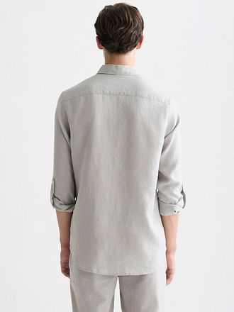 Scotch and Soda Linen Core Shirt Grey