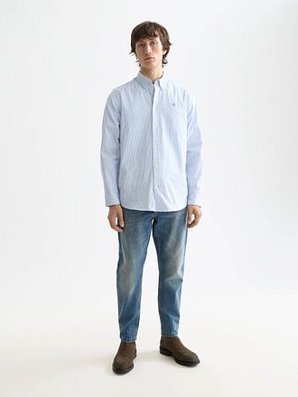 Scotch and Soda skjorte stribet lyseblå