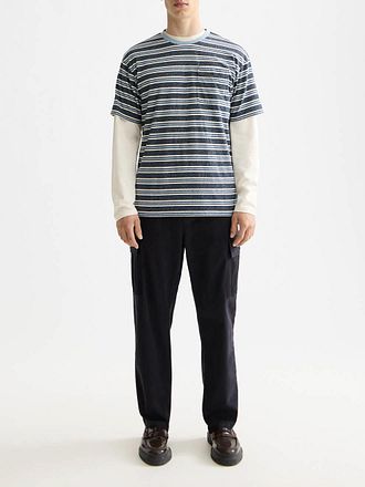 Scotch And Soda T-shirt Stripe Blå