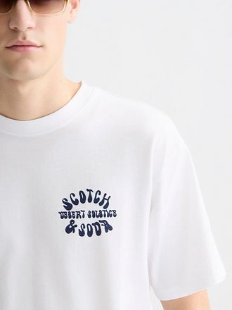 Scotch & Soda T-skjorte med Print – Hvit