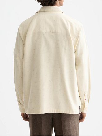 Scotch and Soda Melange Overshirt Beige