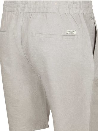 Scotch och Soda Fave Short Bomull Linne Greige