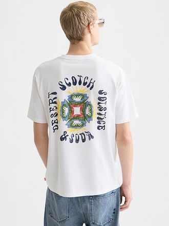 Scotch & Soda T-Shirt Backprint Weiß