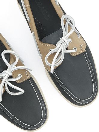Sebago Båtskor Docksides Portland Navy Beige
