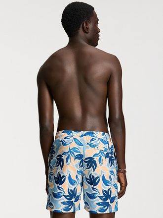 Shiwi Badebukse Mike Floral Leafs Blå