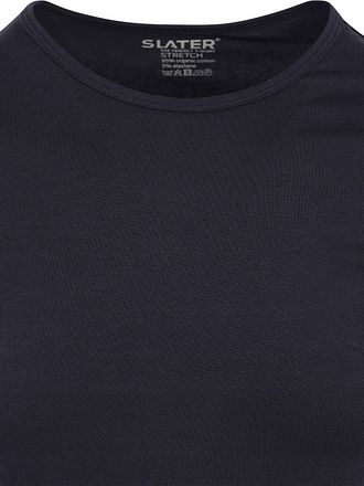 Slater 2-pack Stretch T-shirt Blå