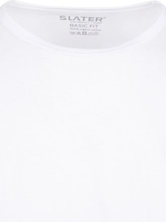 Slater 6-pakke Basic Fit T-skjorte Hvit