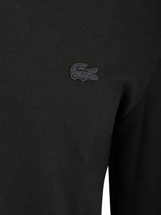 Lacoste Langærmet Poloshirt i Piqué Sort
