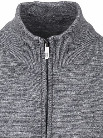 State of Art Cardigan Zip Grey
