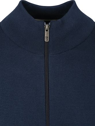 State Of Art Half Zip Trui Structure Navy