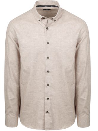 State of Art Klassisk Twill Skjorta Beige
