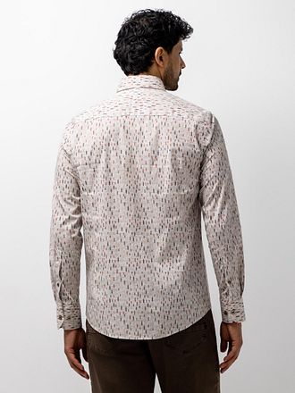 State of Art Overhemd Poplin Print Multicolor