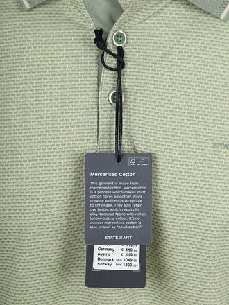 State of Art Polo Effektstrick Grün
