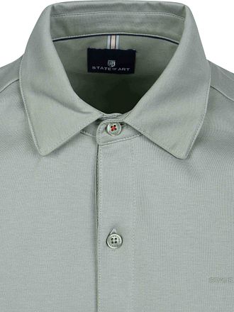 State of Art Polo Shirt Jersey Interlock Jade