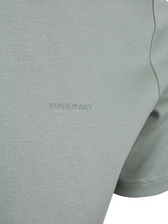 State of Art Polo Shirt Jersey Interlock Jade