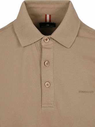 State of Art Poloskjorte Piqué Beige
