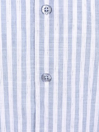 State of Art Short Sleeve Shirt Stripe Blue
