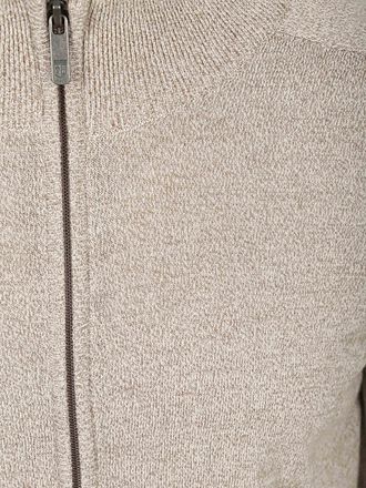 State Of Art Strickjacke Melange Mouliné Khaki