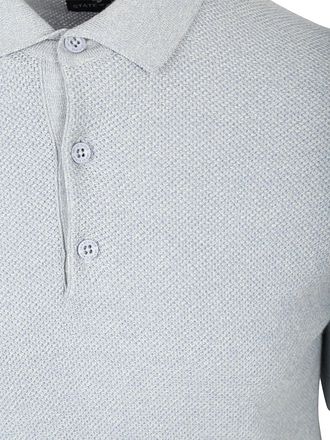 State of Art Strickpolo Blau