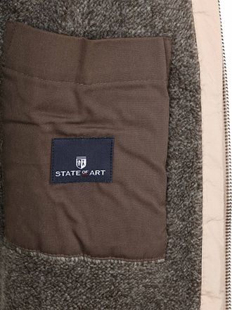 State Of Art Vest Ribs Struktur Ecru