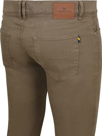 Steppin' Out Byxa 5-fickor Johnson Waffle Khaki