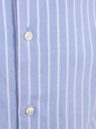 Steppin' Out Skjorte Oxford Stripe Lyseblå