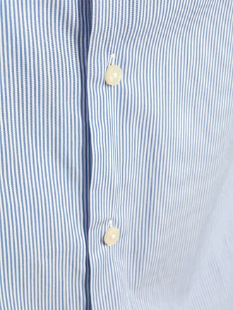 Steppin' Out Skjorte Twill Stripe Lyseblå