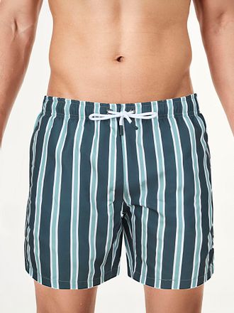Suitable Badebukse Stripe Grønn