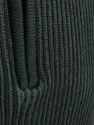 Suitable Bico Half Zip Pullover Dark Green