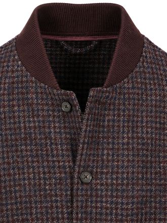 Suitable Bomberjacke Pepita Bordeaux