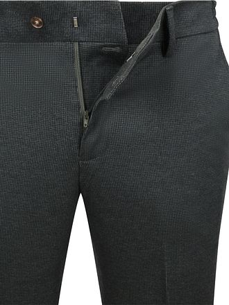 Suitable Aiden Pantalon Houndstooth Forest