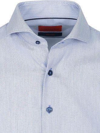 Suitable Chemise Jacquard Luxe Bleu