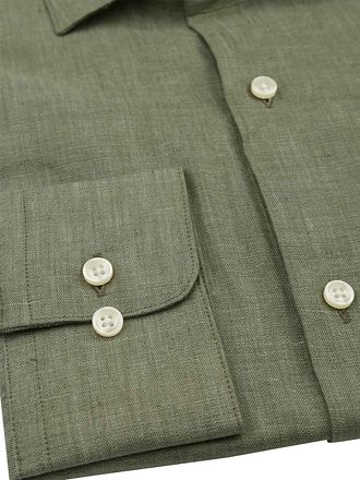 Suitable Chemise Lin Vert