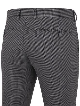 Suitable Chino Pico Pleat Pepita Navy Marron