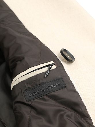 Suitable Coat Caban Wool Blend Ecru