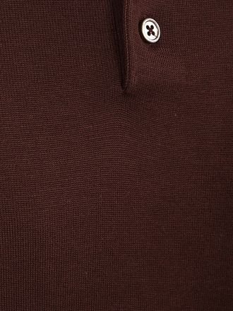 Suitable Compact Cotton Poloshirt Bordeaux