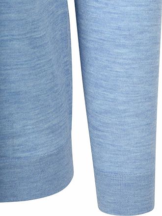 Suitable Crew Zip Merino Light Blue