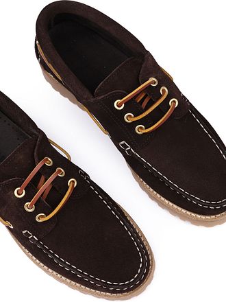 Suitable Deck Shoes Suede Brown